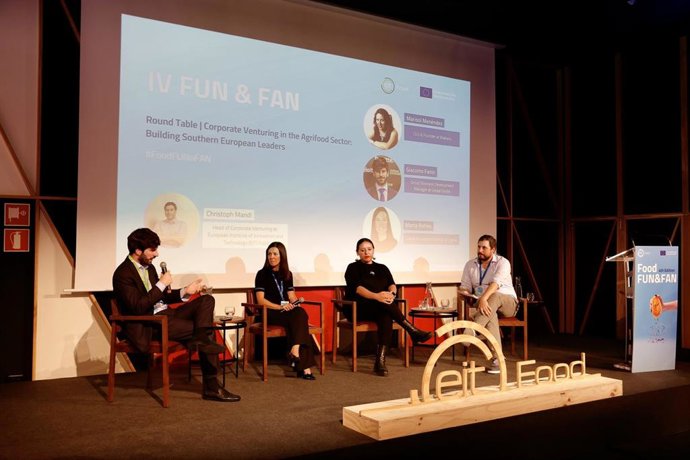 Debate en el marco de FUN&FAN, el evento anual organizado por el consorcio europeo EIT Food para conectar a startups innovadoras de toda Europa.