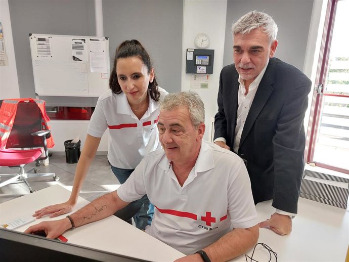 Cruz Roja Zaragoza establece para las Fiestas del Pilar un operativo similar a los que había antes de la pandemia.