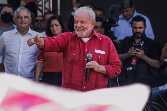 El expresidente de Brasil y candidato por el Partido de los Trabajadores, Luiz Inácio Lula da Silva.