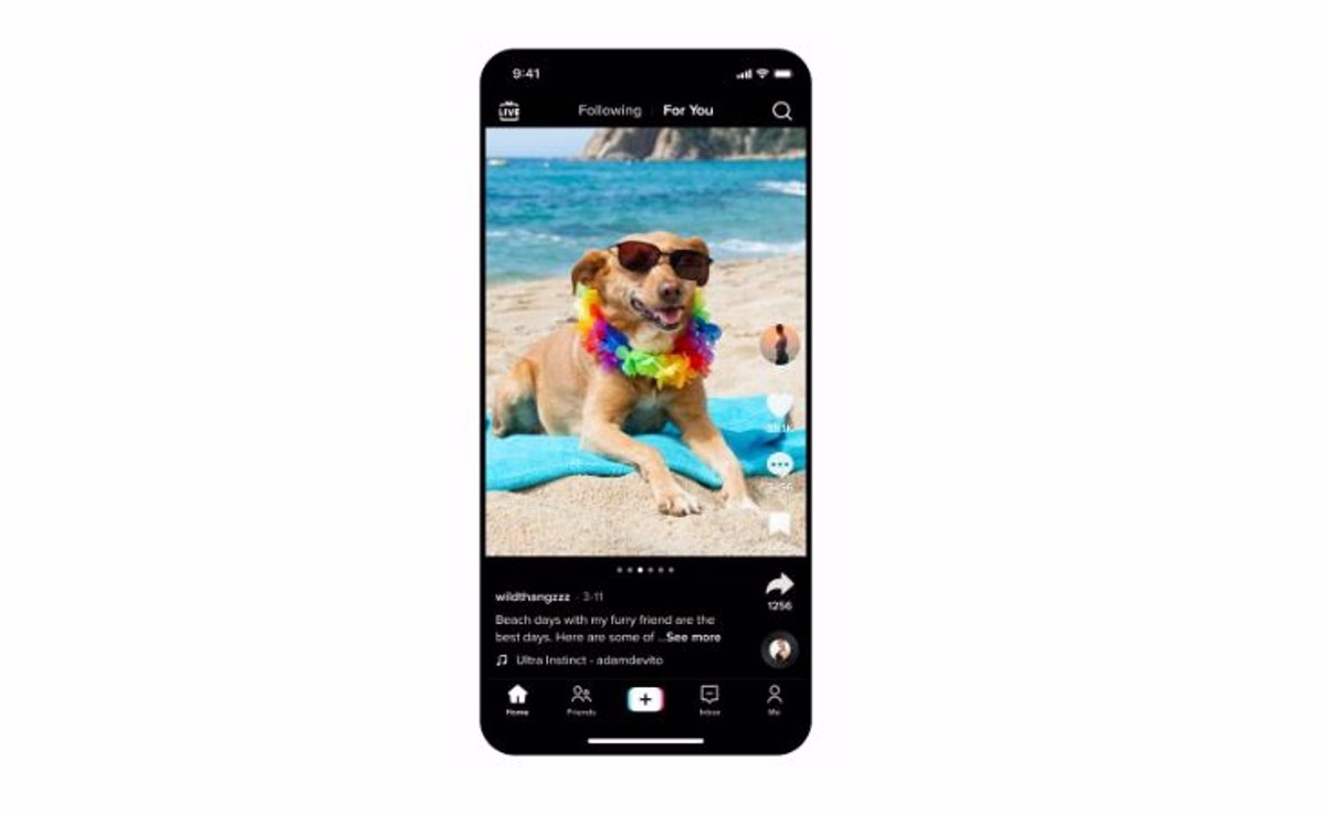 A feature similar to Instagram’s “Photo Mode” that lets you make mobile photo carousels is now available on TikTok