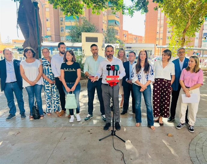 El secretario general del PSOE de Málaga, Daniel Pérez, en una imagen de archivo