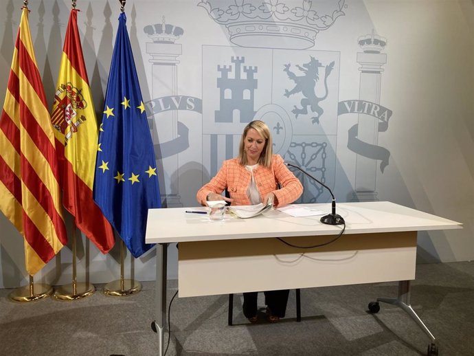 La delegada del Gobierno en Catalunya, Maria Eugnia Gay, este viernes en Barcelona