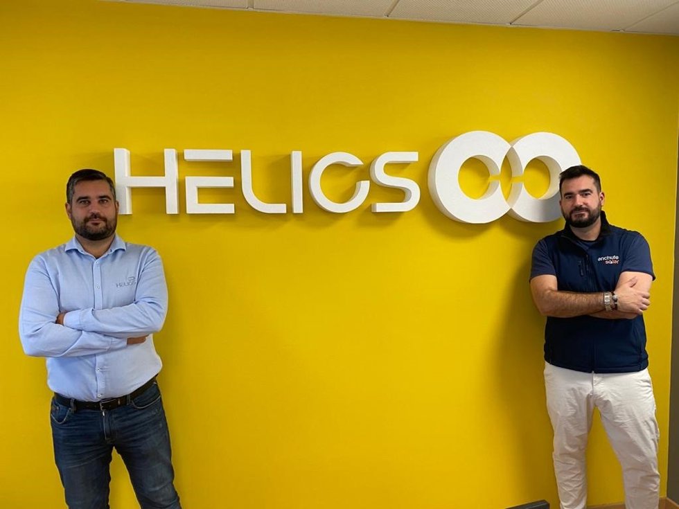 (Desde Izda.) Javier Pérez Y Antonio Gómez, Cofundadores De Helios Energía.