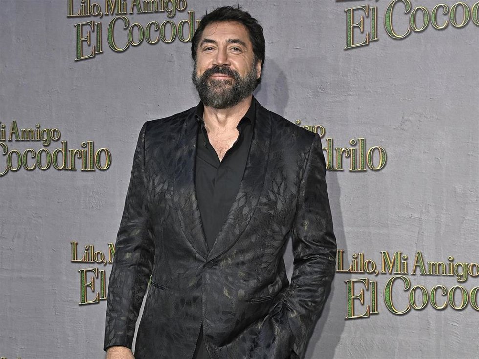 Javier Bardem en la premire en Madrid de 'Lilo, mi amigo el cocodrilo'