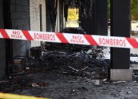 El incendio de Alcorcón comenzó por una chispa que prendió material aislante