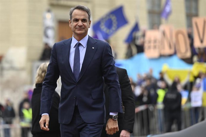 El primer ministro de Grecia, Kyriakos Mitsotakis.