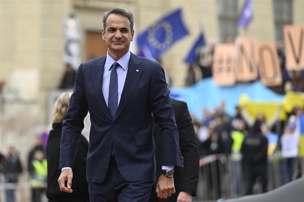 El primer ministro de Grecia, Kyriakos Mitsotakis.