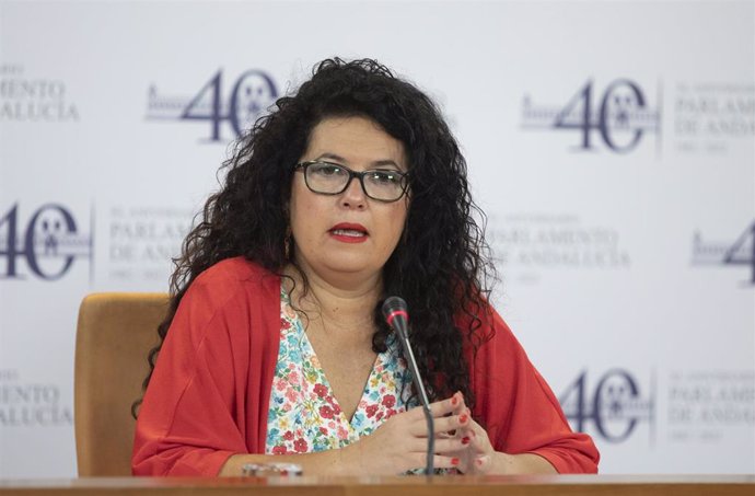 La diputada de Adelante Andalucía, Maribel Mora, en una imagen de archivo. 