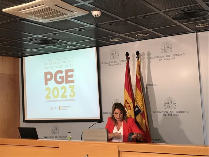 La delegada del Gobierno en Aragón, Rosa Serrano
