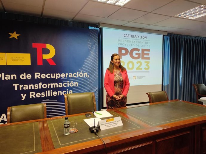 Barcones durante la presentación de los PGE.