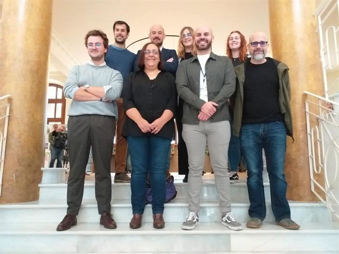 Inauguración de los Encuentros Internacionales de Juventud 'Kbuñes' 2022, en en la antigua Escuela de Comercio, de Gijón