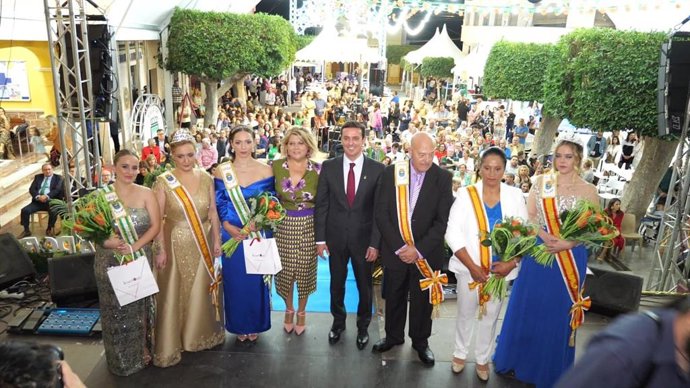 El presidente de la Diputación, Javier Aureliano García, inaugura la Feria de Gádor (Almería)
