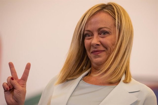 Giorgia Meloni, líder de Hermanos de Italia