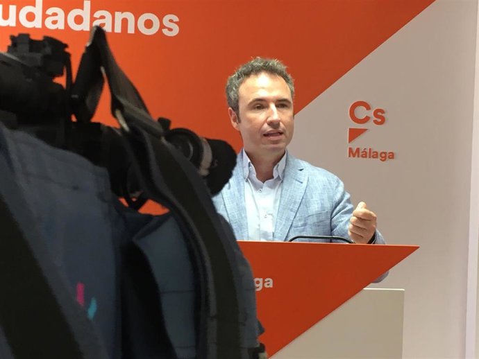 El diputado nacional y coordinador de Cs Málaga, Guillermo Díaz, en una imagen de archivo