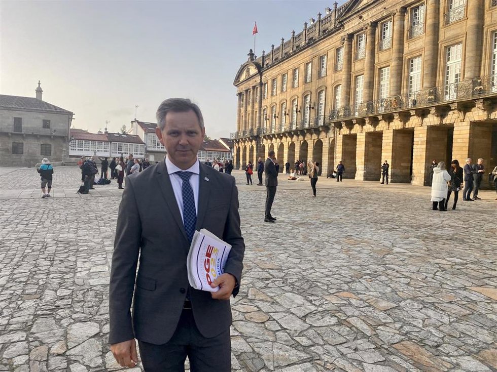 El delegado del Gobierno, José Miñones, destaca los PGE para Galicia en 2023