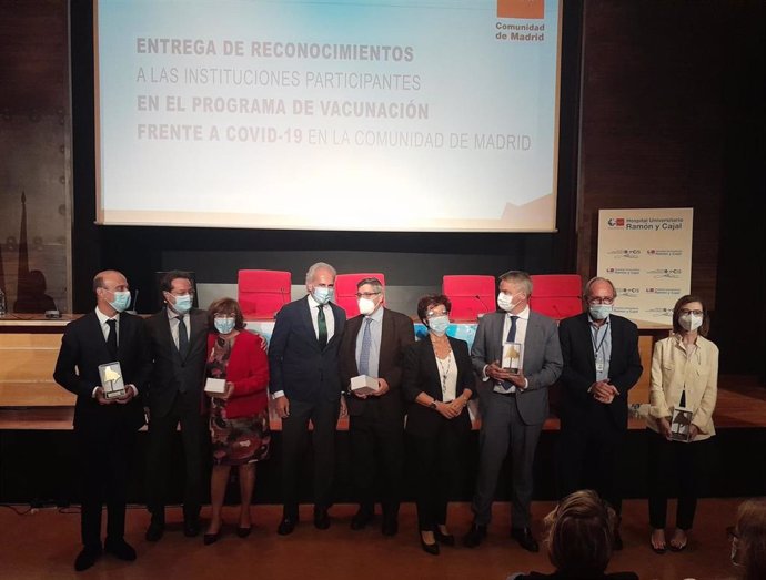 La Comunidad de Madrid reconoce a ASISA por el programa de vacunación frente a la COVID-19