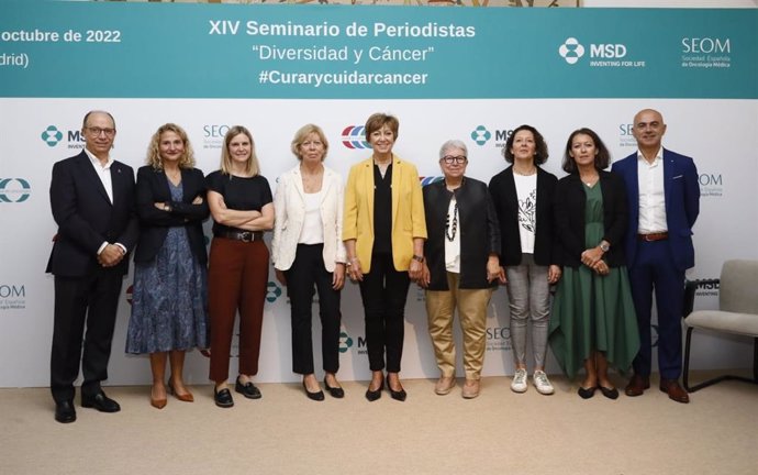 XIV Seminario de Periodistas organizado por la Sociedad Española de Oncología Médica (SEOM) y MSD bajo el título 'Diversidad y cáncer'.