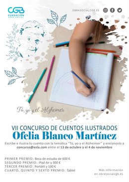 Imagen promocional del VII Concurso de Cuentos Ilustrados Ofelia Blanco Martínez.