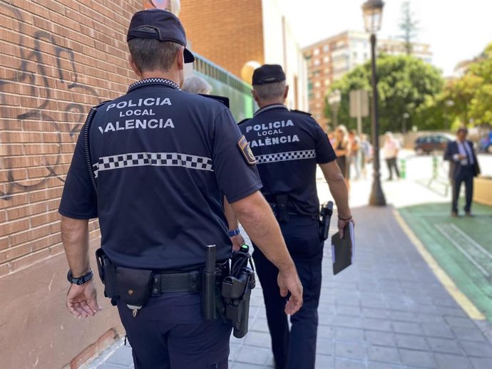 Agentes de la Policía Local de Valncia