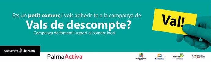 PalmaActiva publica el listado de los 296 establecimientos adheridos a la campaña de vales de