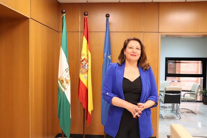 La consejera de Agricultura, Pesca, Agua y Desarrollo Rural, Carmen Crespo