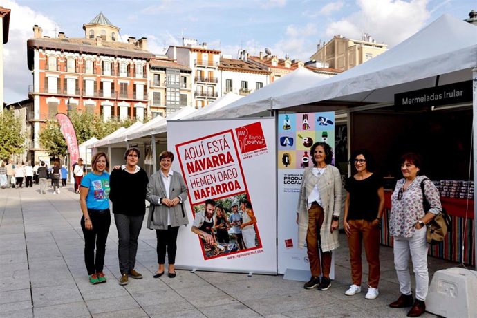 Inauguración de la Feria de Producto Local en Pamplona