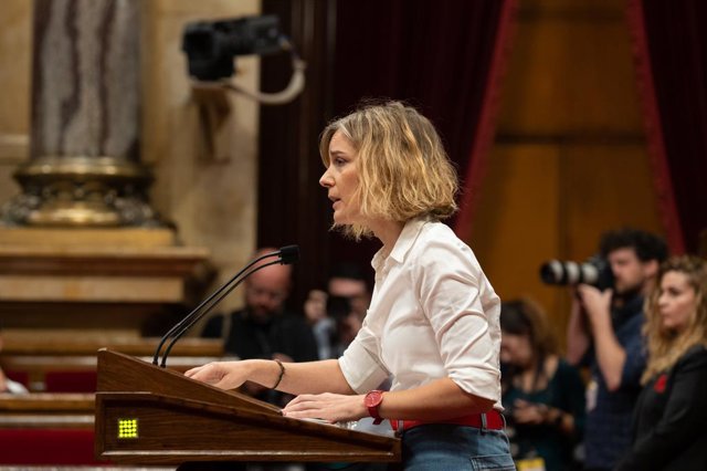 La líder dels comuns al Parlament, Jéssica Albiach