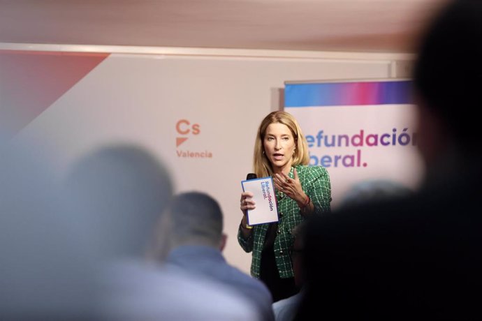 La coordinadora autonómica de Ciudadanos (Cs) en la Comunitat Valenciana y miembro del equipo político para la Refundación, María Muñoz