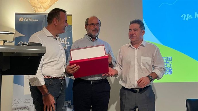 Entrega de premios del Congreso Ciudades que Caminan, celebrado en Palma.