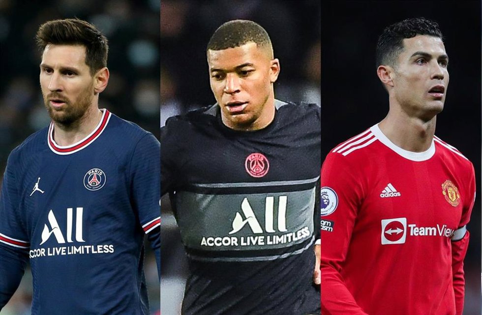 Messi, Mbappé, Cristiano
