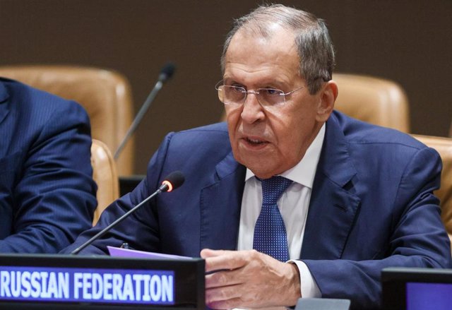 El ministro de Exteriores de Rusia, Sergei Lavrov 