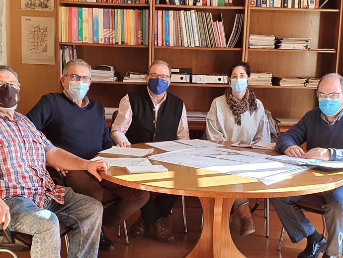 Reunión con representantes del Ayuntamiento de Alagón.