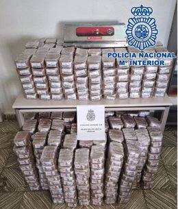 Droga intervenida en la "Operación Truck"