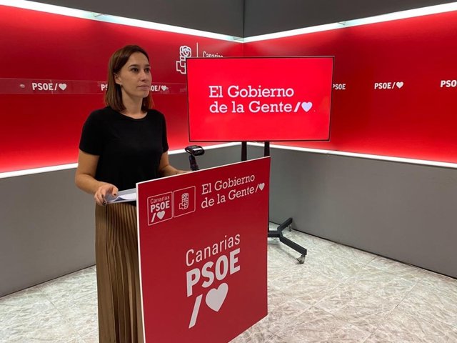 La secretaria de Organización de PSOE Canarias, Nira Fierro