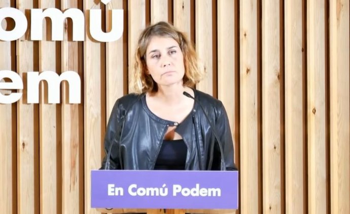 Archivo - La líder de los comuns en Catalunya, Jéssica Albiach