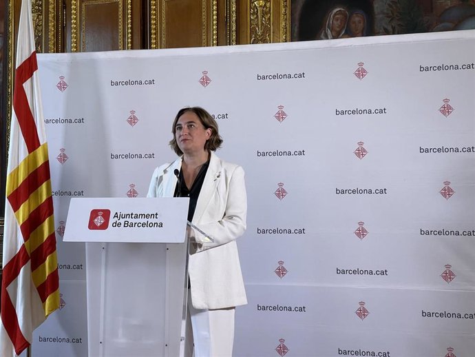 La alcaldesa de Barcelona, Ada Colau.
