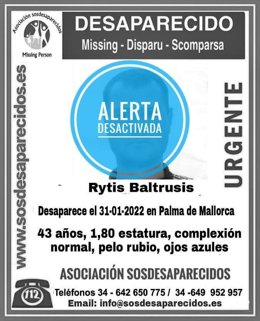 Imagen de la desactivación de la alerta