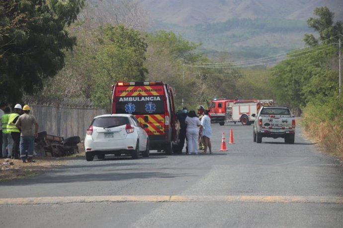 Bomberos de Panamá. Archivo.