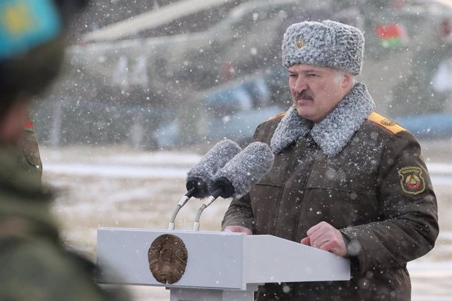 Archivo - El presidente de Bielorrusia, Alexander Lukashenko