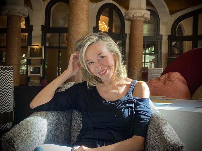La escritora Susana Fortes en una entrevista con Europa Press en Barcelona