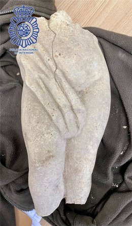 Pieza hurtada de un yacimiento de Osuna y recuperada por la Policía Nacional