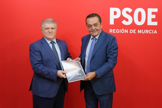 PSOE y CROEM coinciden en incluir en el Pacto Regional "todas las infraestructuras necesarias"