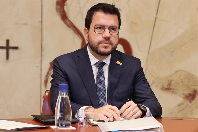 El president de la Generalitat, Pere Aragons