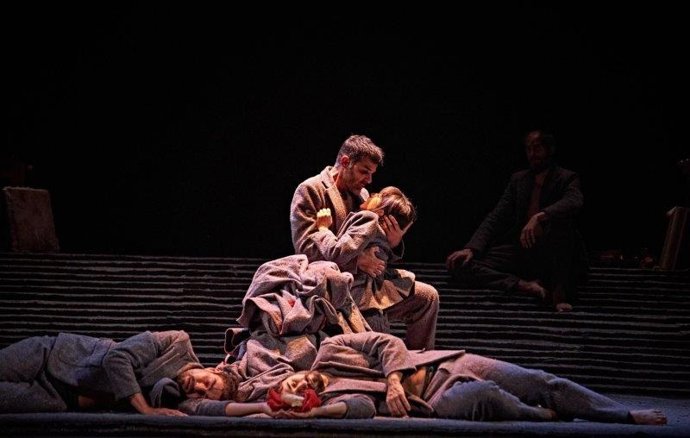 Imagen de la obra 'Numancia', de Cervantes, representada por Nao d'Amores