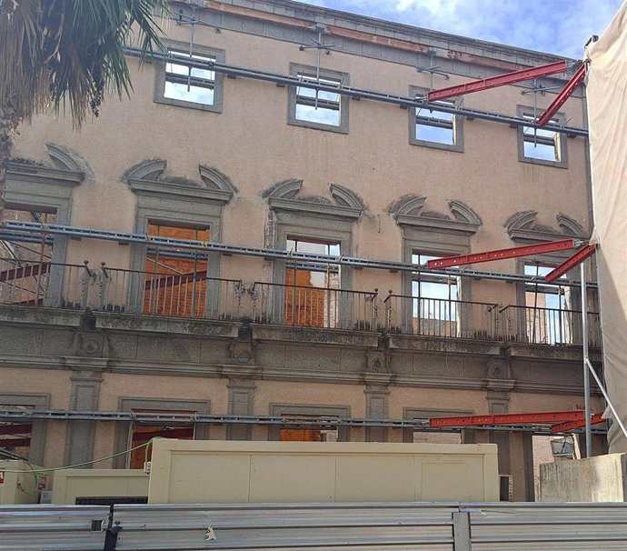 Imagen de un edificio en obras