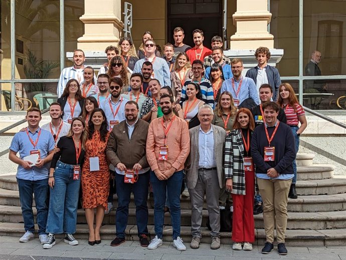 Adrián Barbón, en la Escuela de Otoño de Juventudes Socialistas de Asturias