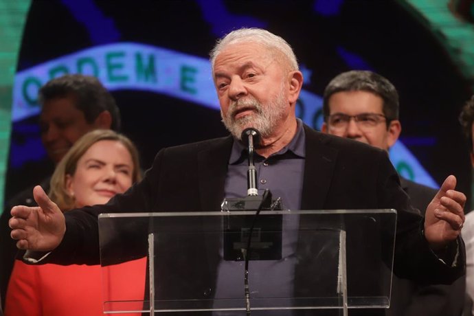 El candidato presidencial brasileño Luiz Inácio Lula da Silva