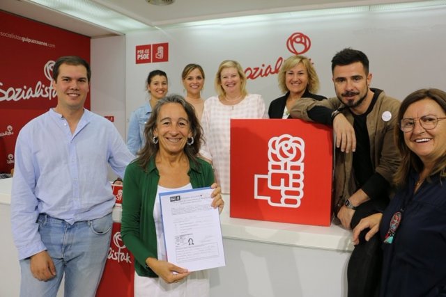 Marisol Garmendia, en la  presentación de su precandidatura 