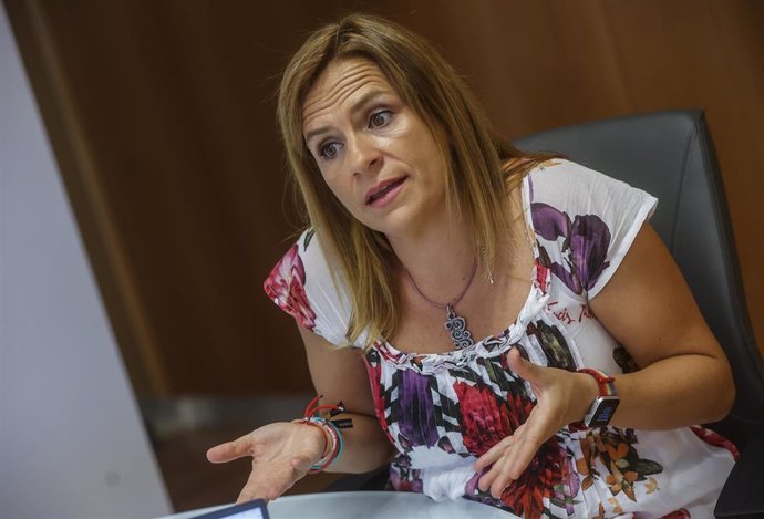 Archivo - Imagen de archivo de la delegada del Gobierno en la Comunitat Valenciana, Pilar Bernabé, en una entrevista con Europa Press