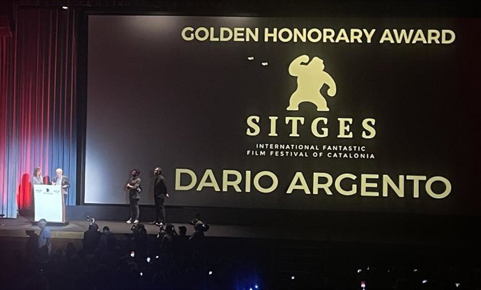 El director Dario Argento recibe el Golden Honorary Award del Festival de Sitges 2022